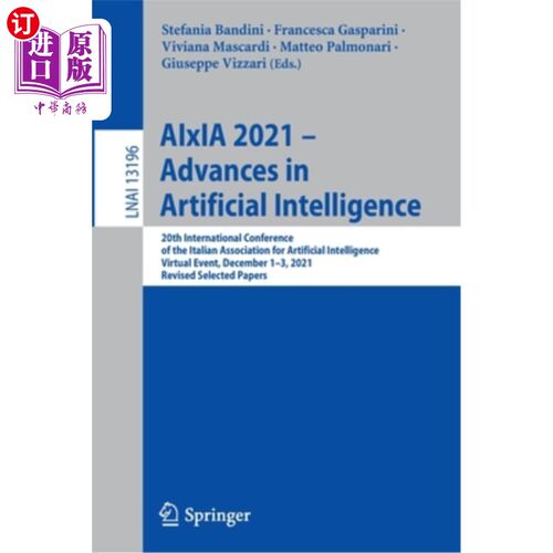 海外直订Aixia 2021 - Advances in Artificial Intelligence: 20th International Conference  Aixia 2021