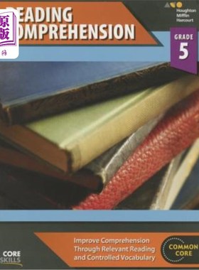海外直订Core Skills Reading Comprehension Workbook Grade 5 Steck Vaughn核心技能阅读理解：5级练习册