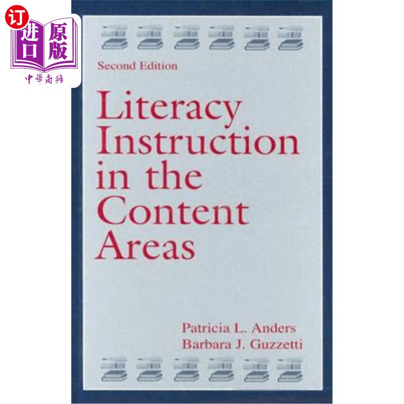 海外直订Literacy Instruction in the Content Areas 内容领域的读写指导
