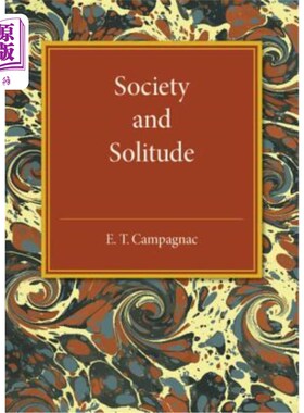 海外直订Society and Solitude 社会和孤独