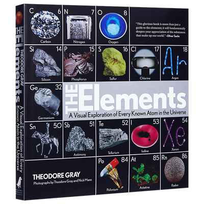 视觉之旅 神奇的化学元素 彩色典藏版 英文原版书籍 西奥多 格雷 The Elements Theodore Gray 化学科普读物精装【中商原版】