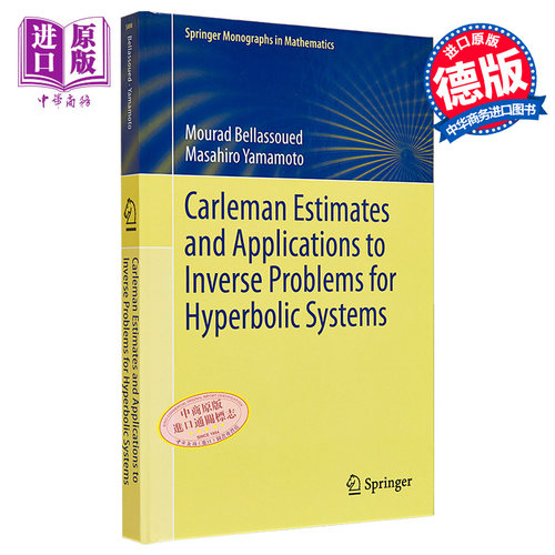 现货 卡尔曼估计与应用于双曲线系统的逆问题 英文原版 Carleman Estimates and Applications to Inverse【中商原版】