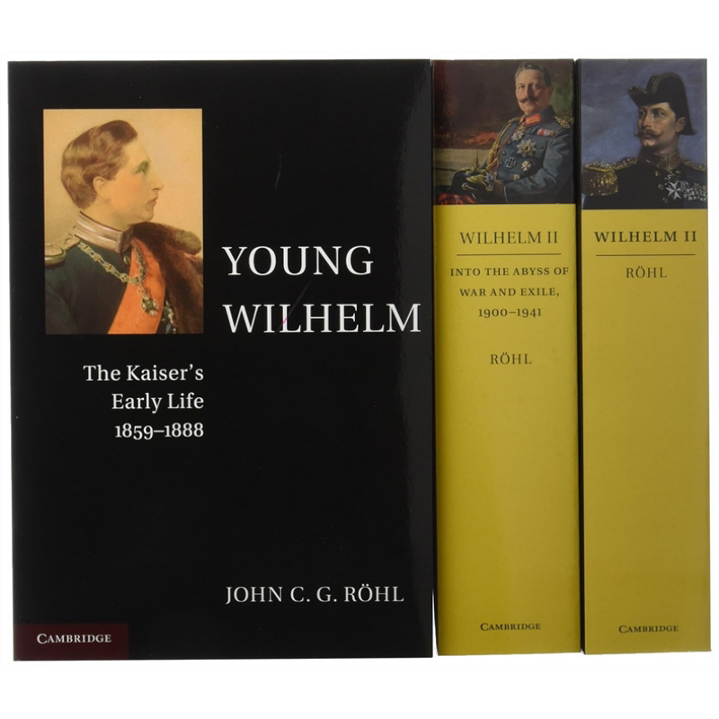 现货 德皇威廉二世传记3卷平装本套装 英文原版 Wilhelm II 3 Volume John C G Rohl 历史人物传记【中商原版】