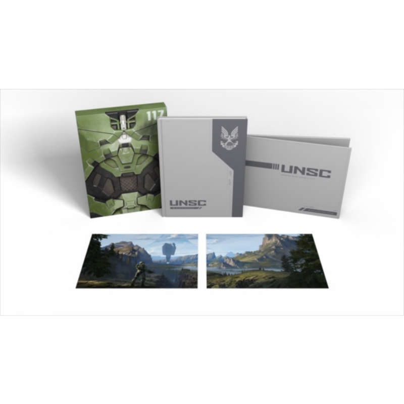 现货 光环 无限 游戏艺术设定集 豪华版 英文原版 The Art of Halo Infinite Deluxe Edition【中商原版】
