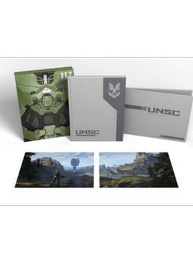现货 光环 无限 游戏艺术设定集 豪华版  英文原版 The Art of Halo Infinite Deluxe Edition【中商原版】