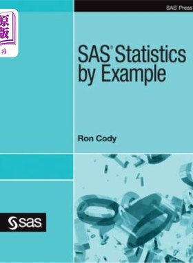 海外直订SAS Statistics by Example SAS统计（按示例）