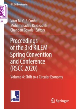 海外直订Proceedings of the 3rd RILEM Spring Convention a... 第三届RILEM春季会议论文集(RSCC 2020)