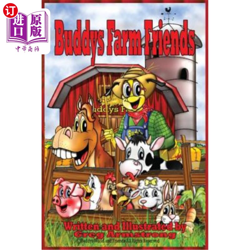 海外直订Buddys Farm Animals 巴迪农场动物