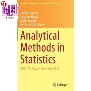 November 2015年11月 布拉格 统计分析方法 2015 Prague Amistat Statistics Methods 海外直订Analytical