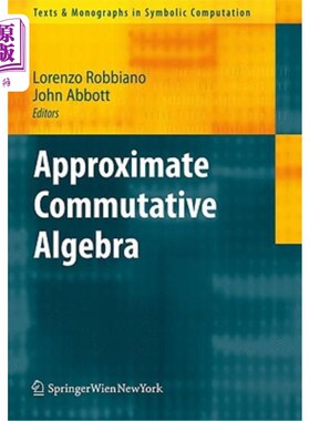海外直订Approximate Commutative Algebra 近似交换代数
