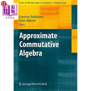 海外直订Approximate Commutative Algebra 近似交换代数