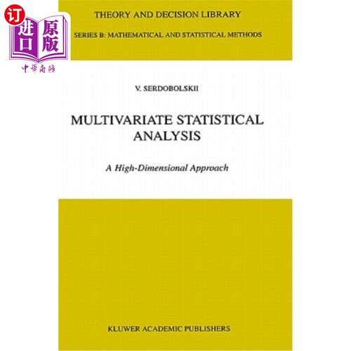 海外直订医药图书Multivariate Statistical Analysis: A High-Dimensional Approach 多元统计分析:高维方法