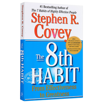 现货 【中商原版】The 8th Habit: From Effectiveness to Greatness 第八个习惯