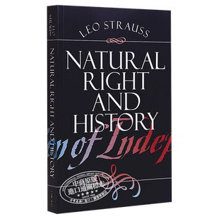 预售 自然权利与历史 豆瓣高分 英文原版 Natural Right and History Leo Strauss【中商原版】