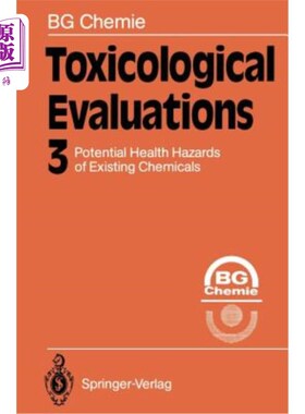 海外直订Toxicological Evaluations 毒理学评价