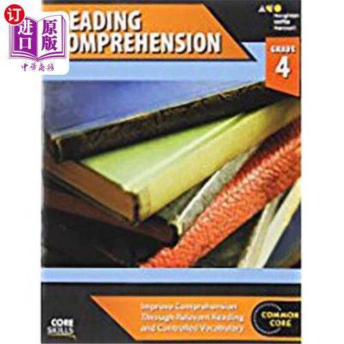 海外直订Reading Comprehension, Grade 4 阅读理解，四年级