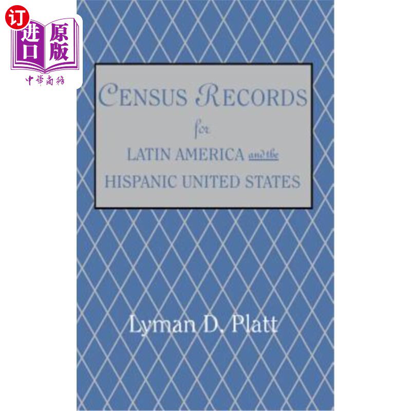 海外直订Census Records for Latin America and the Hispanic United States 拉丁美洲和西班牙裔美国人口普查记录