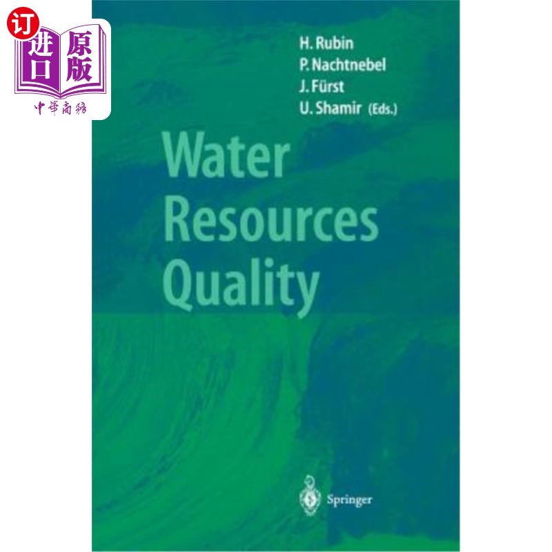 海外直订Water Resources Quality: Preserving the Quality of Our Water Resources水资源质量:保护水资源质量