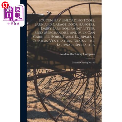 海外直订Louden hay Unloading Tools, Barn and Garage Door Hangers, Dairy Barn Equipment,  采购产品劳登干草卸载工具，