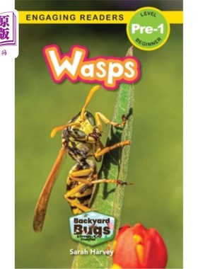 海外直订Wasps: Backyard Bugs and Creepy-Crawlies (Engaging Readers, Level Pre-1) 黄蜂:后院的虫子和爬行动物(吸引读者