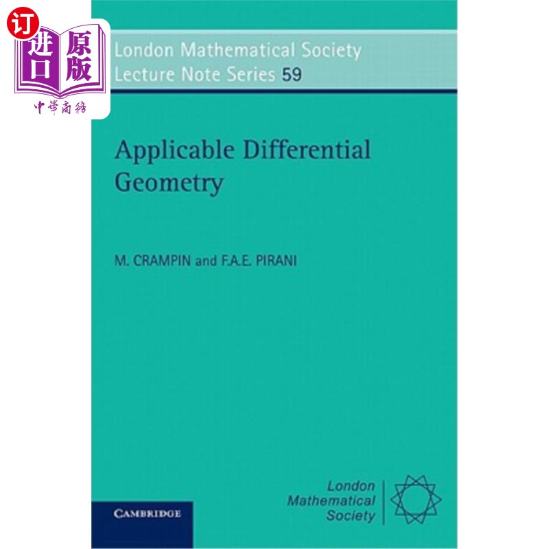 海外直订Applicable Differential Geometry 应用微分几何