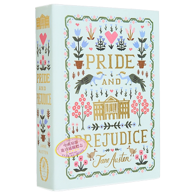 盛开的海雀系列 傲慢与偏见 Pride and Prejudice 英文原版 Jane Austen illustrated by Anna Bond 名著【中商原版】