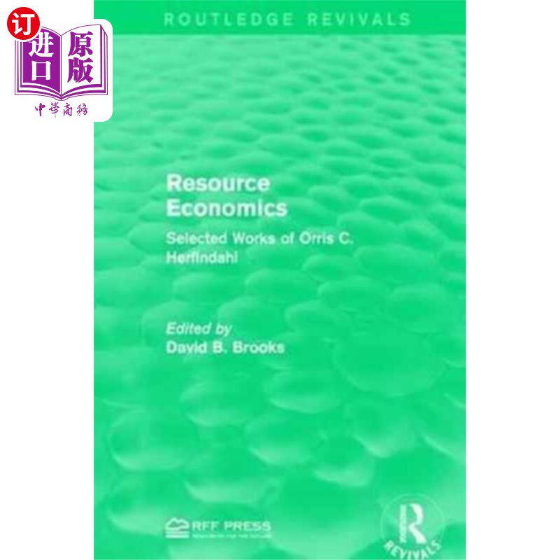海外直订Resource Economics 资源经济学