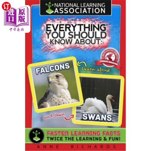 海外直订Everything You Should Know About Falcons and Swans 关于猎鹰和天鹅你应该知道的一切