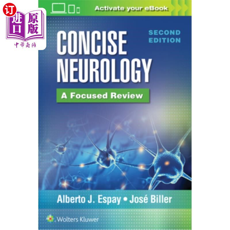 海外直订医药图书Concise Neurology: A Focused Review, 2nd Edition 简明神经病学:重点回顾，第二版