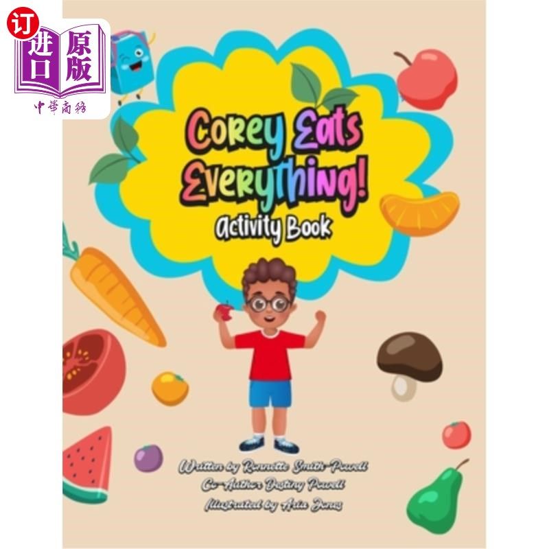 海外直订Corey Eats Everything: The Activity Book: Activity Book 科里什么都吃：活动手册：活动手册