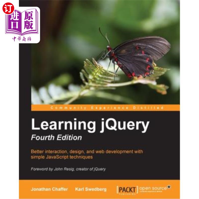 海外直订Learning jQuery Fourth Edition - Fourth Edition 学习jquery第四版