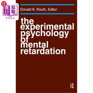 海外直订The Experimental Psychology of Mental Retardation 智力迟钝的实验心理学
