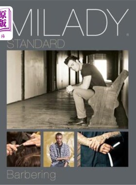 海外直订医药图书Milady Standard Barbering 夫人，标准理发师