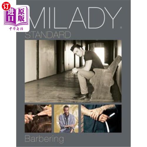 海外直订医药图书Milady Standard Barbering 夫人，标准理发师