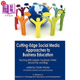 商业教育 Edge Linked Education Business Approaches Teaching 前沿社交媒体方法 Social 海外直订Cutting with Media