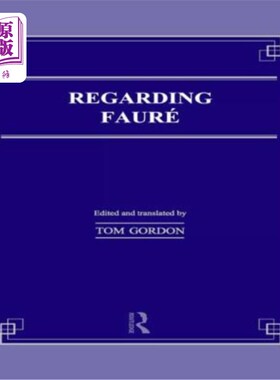 海外直订Regarding Faure 关于福雷