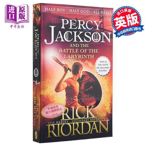 波西杰克逊4 迷宫之战  Percy Jackson And The Battle Of The Labyrinth Ric 英文原版 Rick Riordan 奇幻【中商原版】