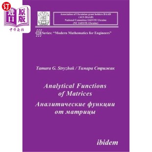 Functions Matrices. 海外直订Analytical 矩阵 分析函数