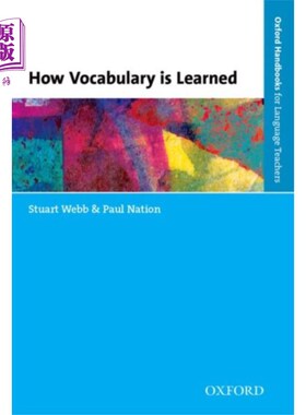 海外直订How Vocabulary Is Learned 如何学习词汇
