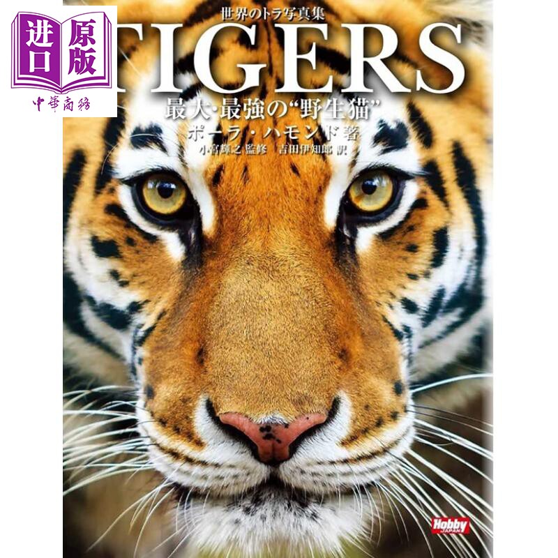 老虎 世界上大的猫科动物 日文原版 进口艺术 世界のトラ写真集 TIGERS 野生猫 【中商原版】