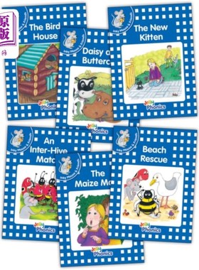 海外直订Jolly Phonics Readers, Inky & Friends, Level 4 快乐的语音读本，Inky & Friends, 4级