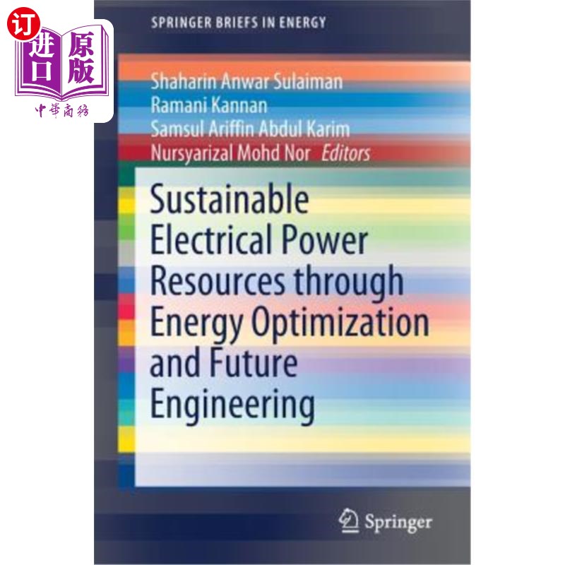 海外直订Sustainable Electrical Power Resources Through Energy Optimization and Future En 通过能源优化和未来工程实现
