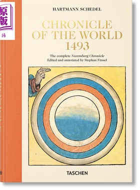 预售 【SB】Hartmann Schedel Chronicle of the World 进口艺术 哈特曼 舍德尔：世界编年史1493 Taschen【中商原版】