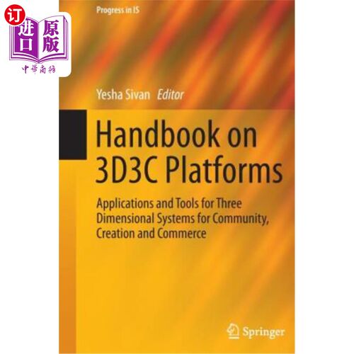 海外直订医药图书Handbook on 3d3c Platforms: Applications and Tools for Three Dimensional Systems 3d3c平台手册:社区