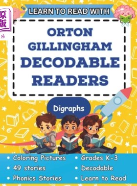 海外直订Learn to Read with Orton Gillingham Decodable Readers: Orton Gillingham Material 与奥顿·格林厄姆一起学习阅