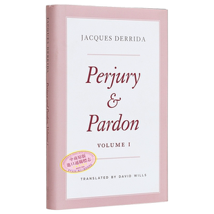 现货 伪证与赦免 第1卷 德里达 英文原版 Perjury and Pardon Volume I Jacques Derrida【中商原版】