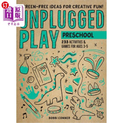 海外直订Unplugged Play: Preschool: 233 Activities & Games for Ages 3-5 不插电游戏:学前:233个活动和游戏3-5岁