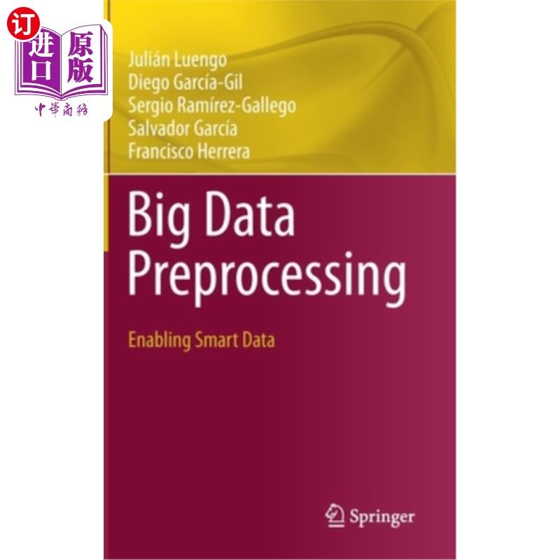 海外直订Big Data Preprocessing: Enabling Smart Data 大数据预处理:开启智能数据
