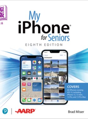 海外直订My iPhone for Seniors (Covers All iPhone Running IOS 15, Including the New Serie 我的老年人iPhon