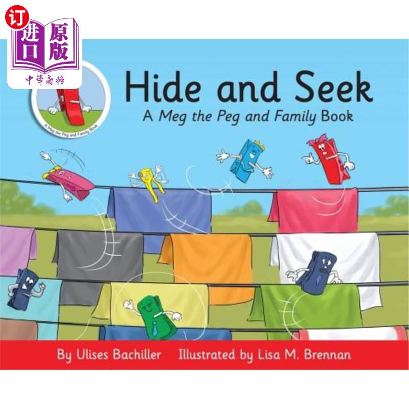 海外直订Hide and Seek: A Meg the Peg and Family Book 捉迷藏:梅格的钉子和家谱